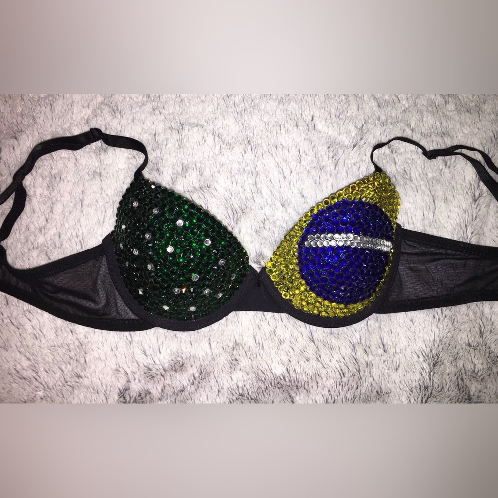 Brazilian Sapphire Diamond Bralette